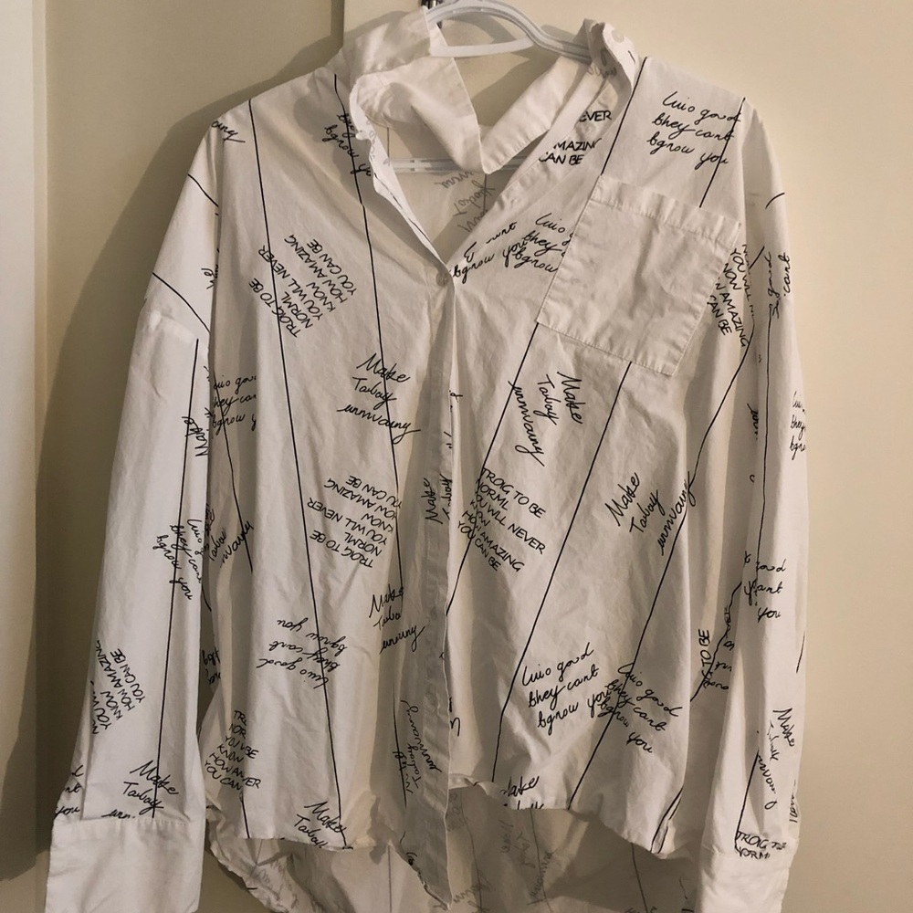 oversize style shirt